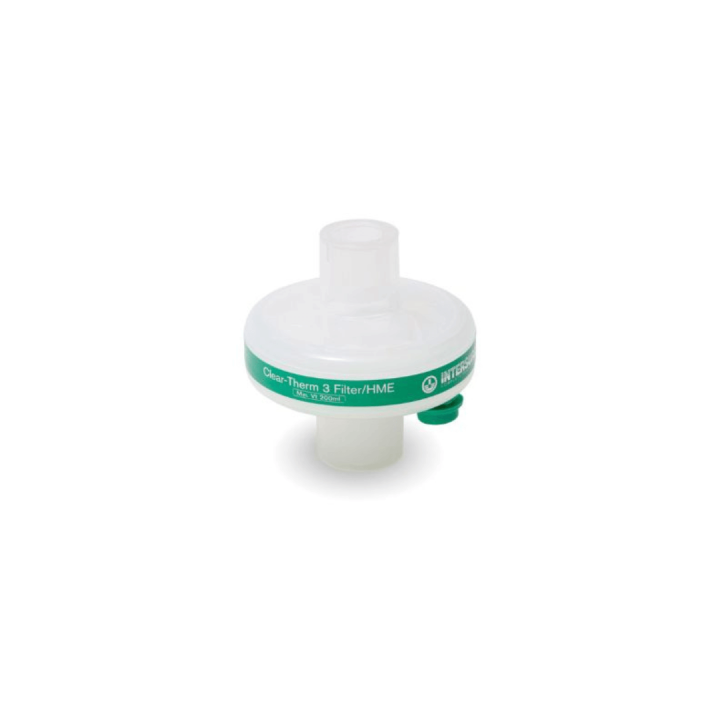 Clear-Therm™ 3 HMEF with luer port and retainable cap