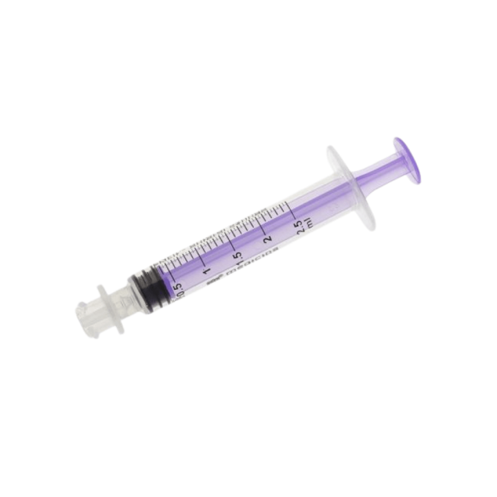 2.5ml Purple Enfit Connector Enteral Syringe