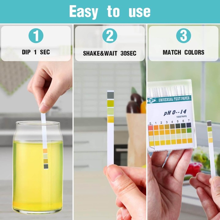 Universal pH Test Strips 0-14