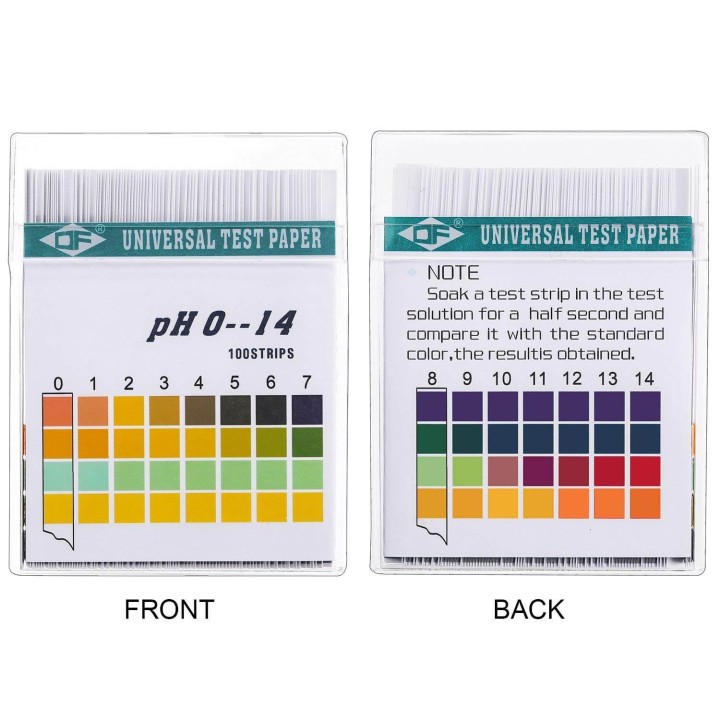 Universal pH Test Strips 0-14