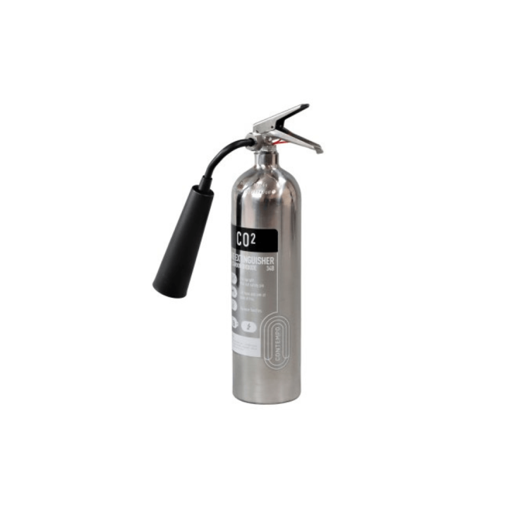 Chrome 2kg CO2 Fire Extinguisher