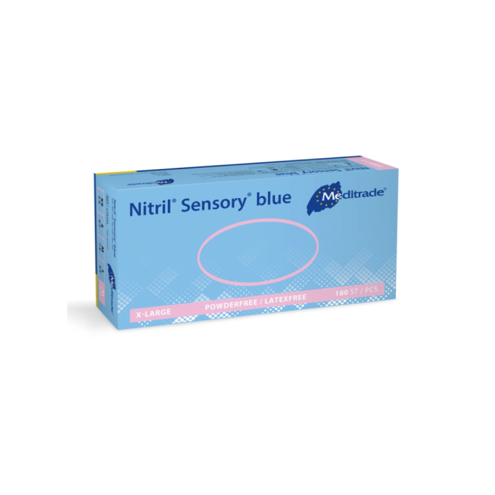 Blue Nitrile Gloves S-L (200 Box)