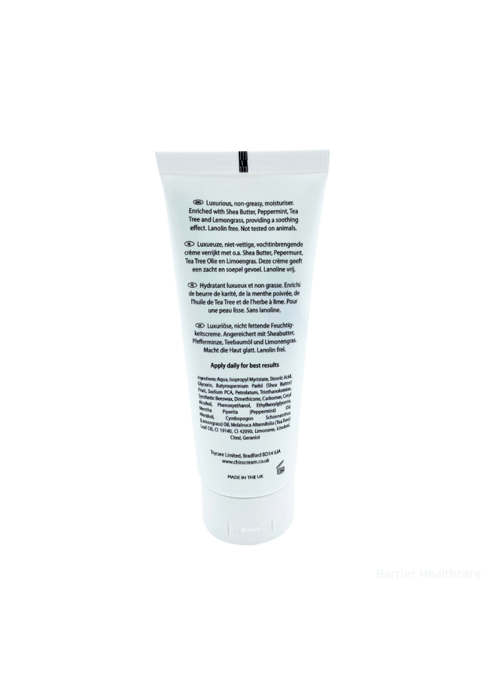 Chirocream Foot Care Cream 100ml Tube | Barrier Healthcare