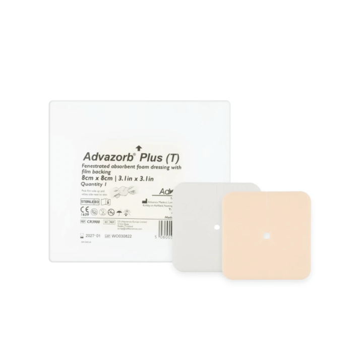 Advazorb Plus Tracheostomy Dressing 8cm x 8cm